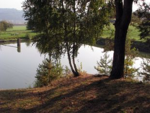 A lake near to the hunting lodge